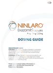 NINLARO® (ixazomib) dosing guide.